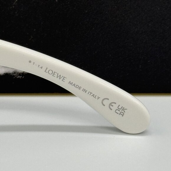 NEW LOEWE LW40132I 25G WHITE/GOLD UNISEX SUNGLASSES LOEWE
